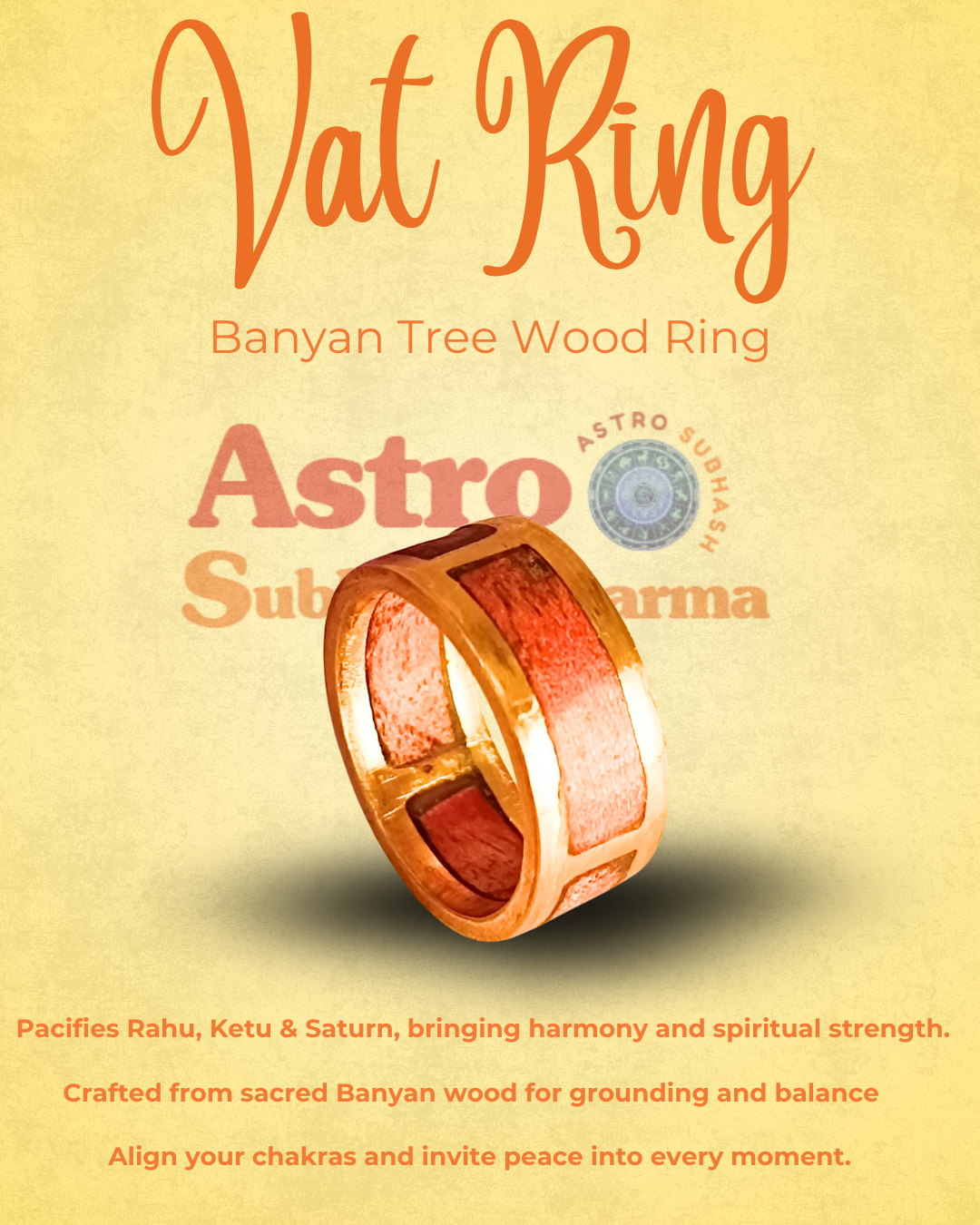 Bargad Challa - Banyan Tree Wood Crafted Ring