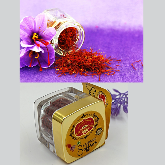 Saffron - Premium Kashmiri Kesar 1Gm 2Gm & 5 Gm Pack