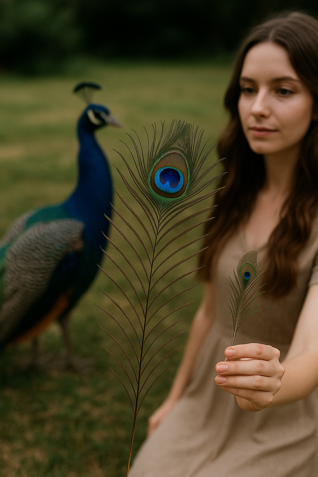 Original Peacock Feather, Mor Pankh Tails Full Size