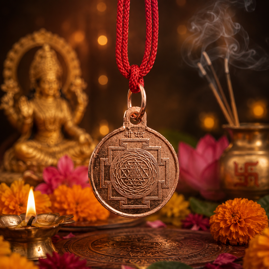 Shri Yantra Kavach Abhimantrit Locket