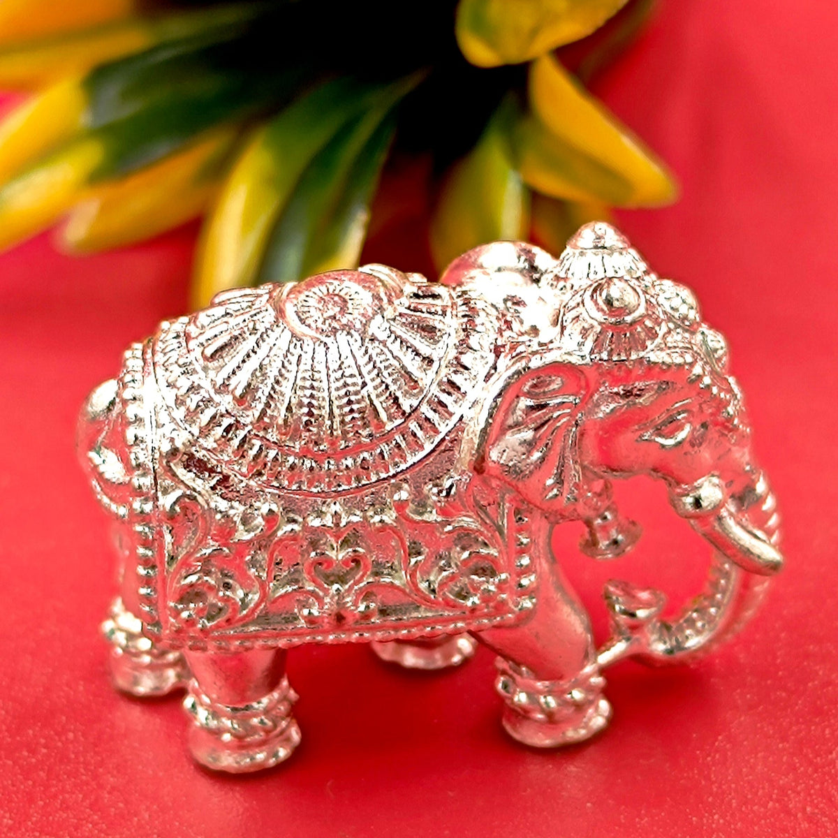 Silver Elephant 60 Grams – Solid Hathi For Rahu Upay
