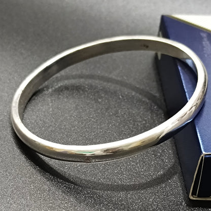 Silver kada - Pure Silver Tridhatu Kada - Mangal Badh Kada