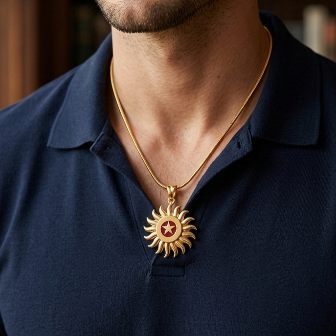 Surya Locket - Energized Panchdhatu Locket For Sun Remedy