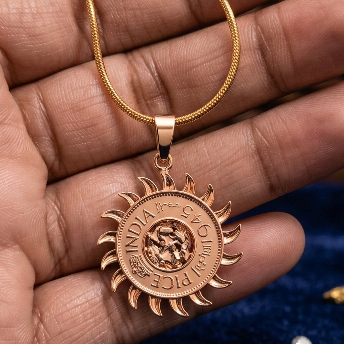 Surya Locket - Energized Panchdhatu Locket For Sun Remedy
