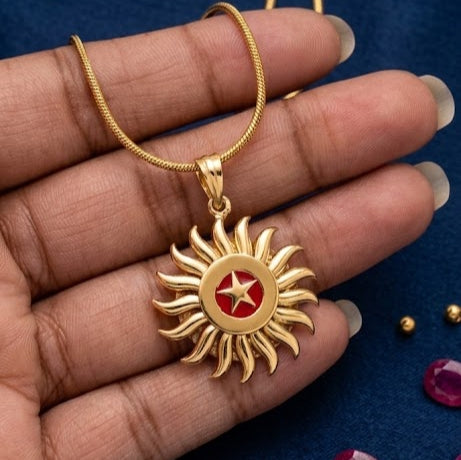 Surya Locket - Energized Panchdhatu Locket For Sun Remedy