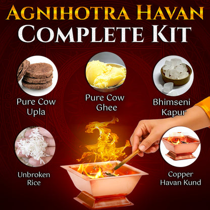 Agnihotra Havan Complete Kit – Pure Vedic Fire Ritual Set by AstroGuruSubhash