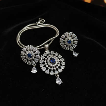 Royal Blue & Clear White Premium AD Designer Sets