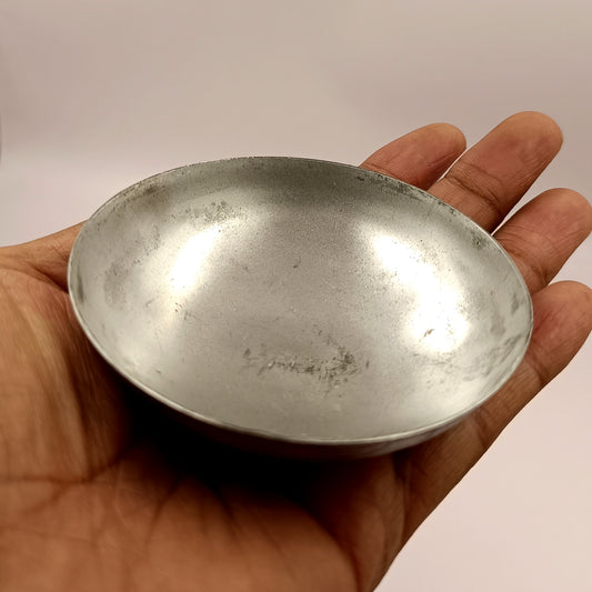 Chhaya Patra - Iron Katori - 12 Piece Set With Pure Mustard Oil 500ml