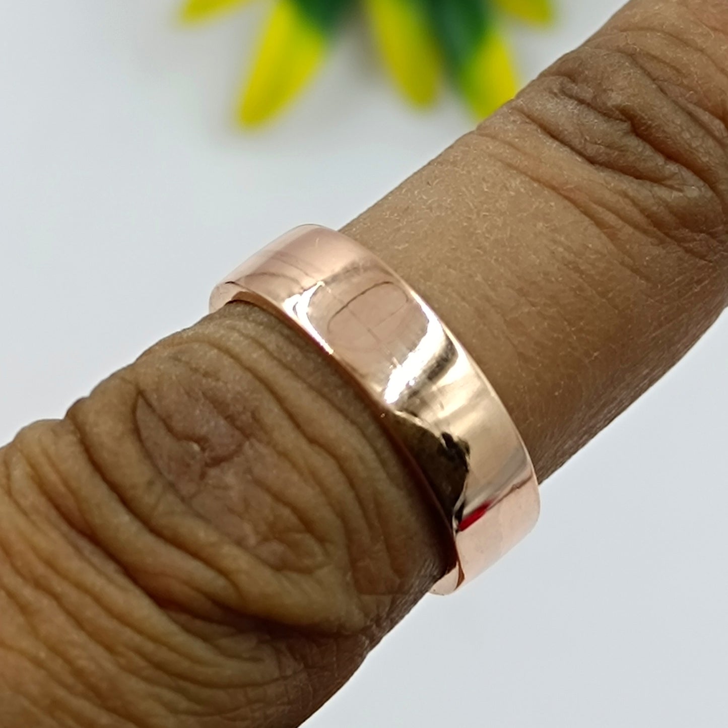 Copper Ring - Energized Pure Copper Casting Challa Without Any Joint
