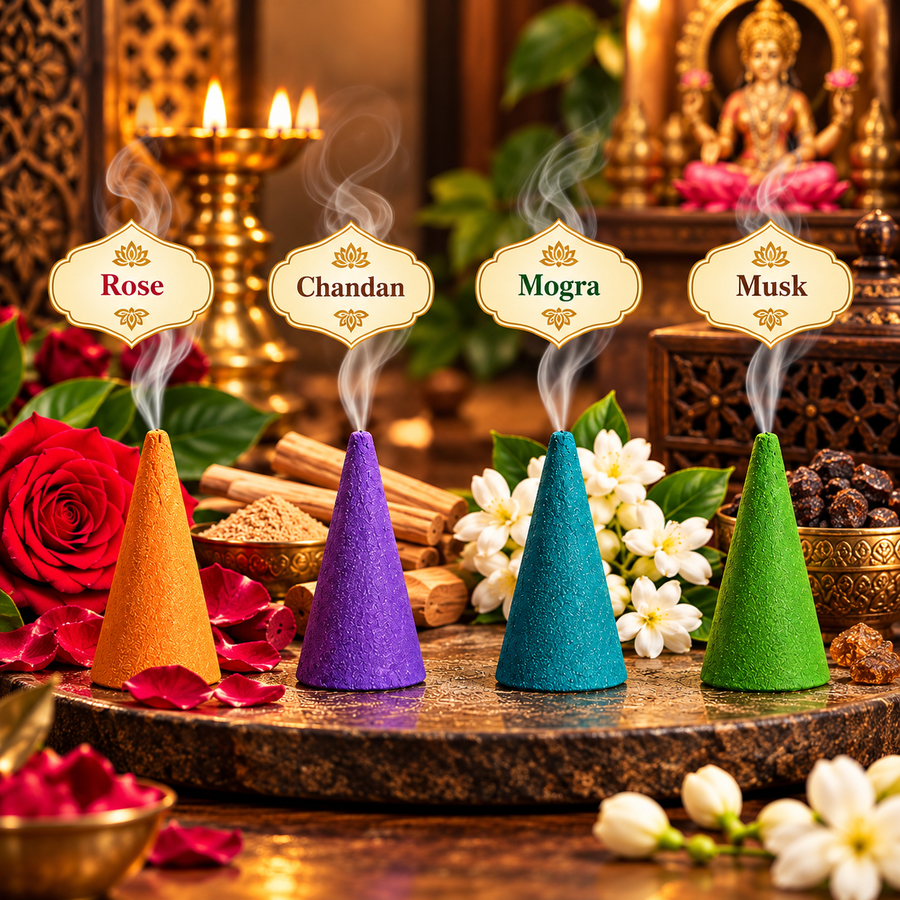 Dhoop Cones - Cowdung Made Natural 100 Cones