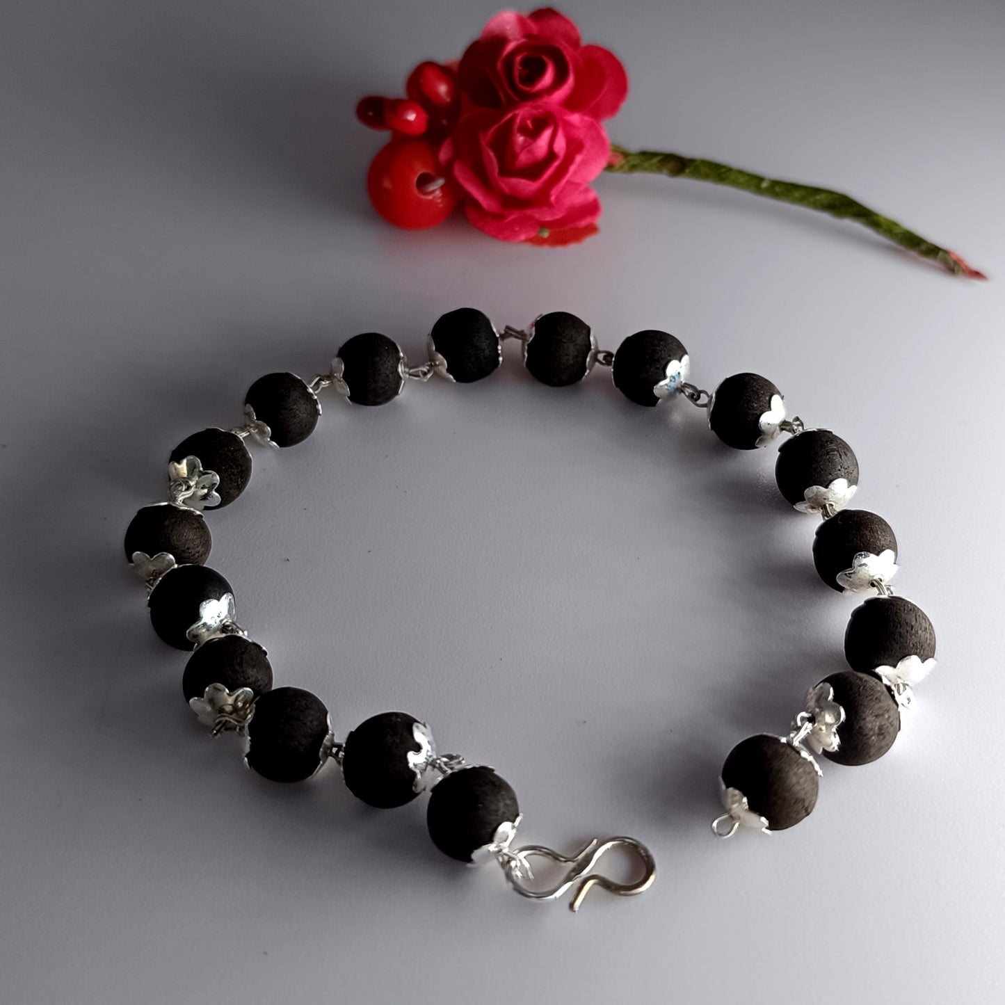 Karungali Bracelet - Silver Plating