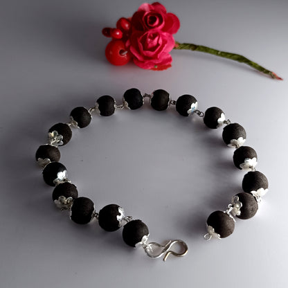 Karungali Bracelet - Silver Plating