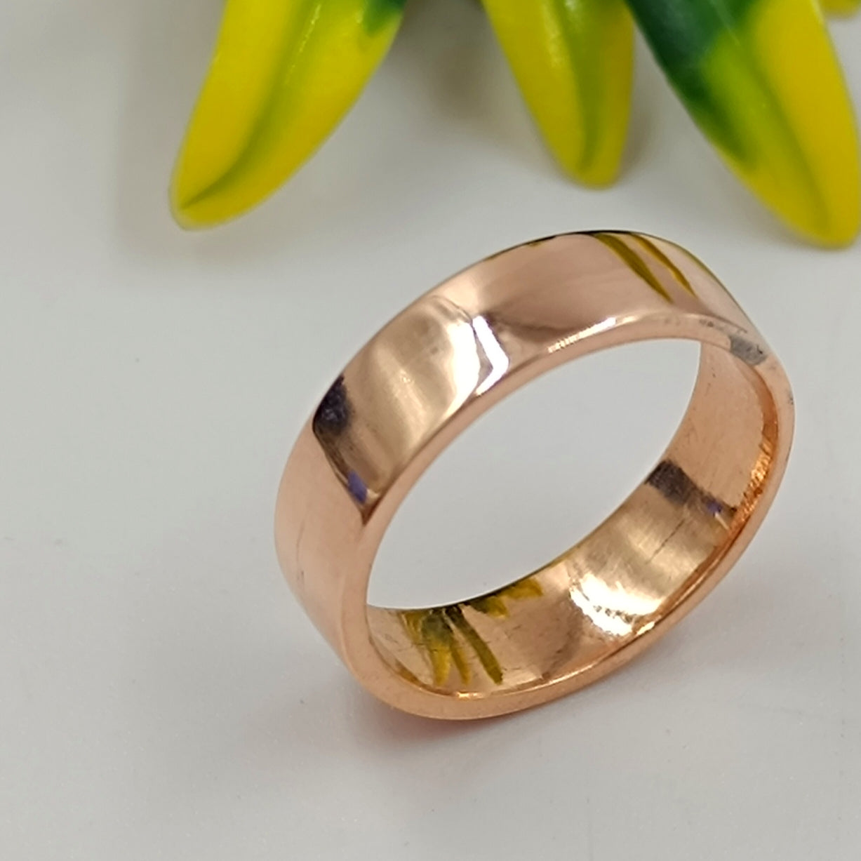 Copper Ring - Energized Pure Copper Casting Challa Without Any Joint