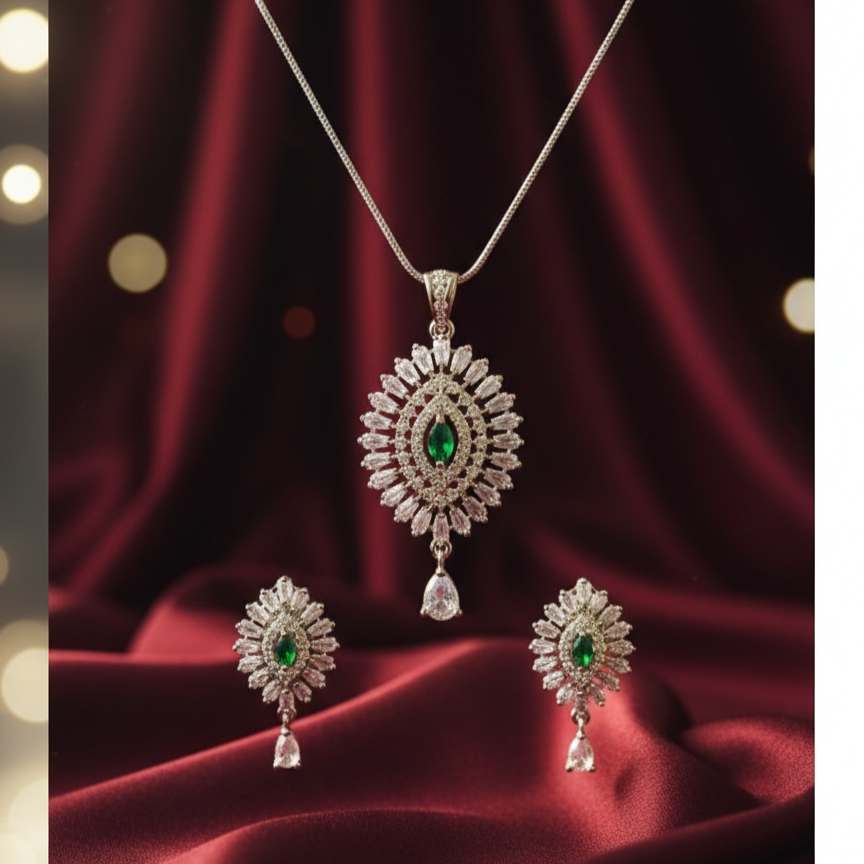 Green Stone With Premium AD Set