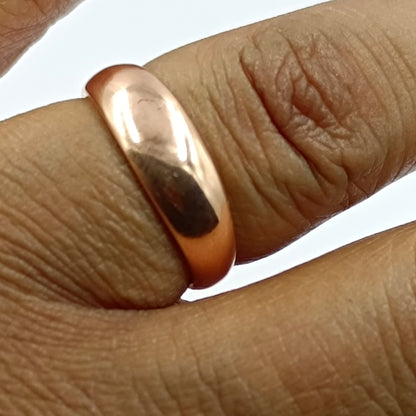 Copper Ring - Energized Pure Copper Casting Challa Without Any Joint