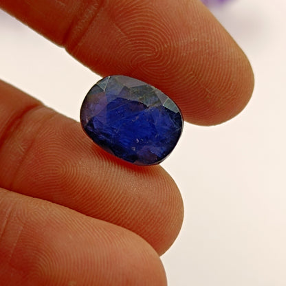 Kaka Neeli - Iolite Gemstone - Shani Upratna - Panchdhatu Ring or Locket