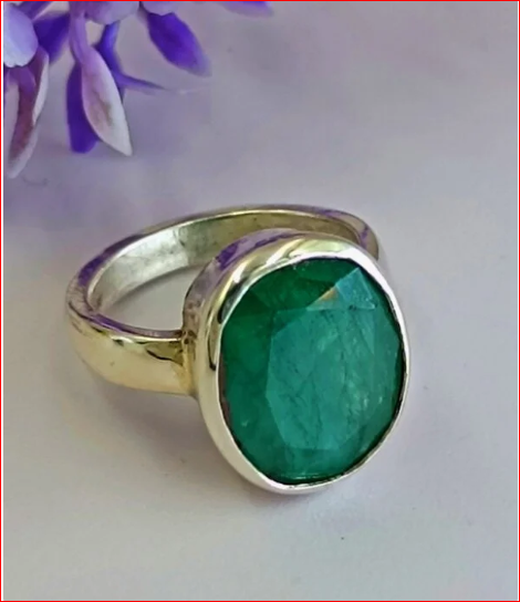 Panna Ratna – Emerald – Panchdhatu Ring or Locket