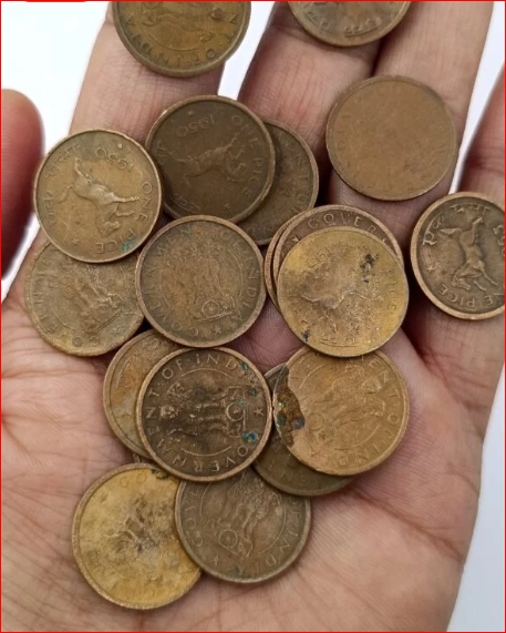 Original Copper Coin For Surya Upay – 43 Old Coins Set
