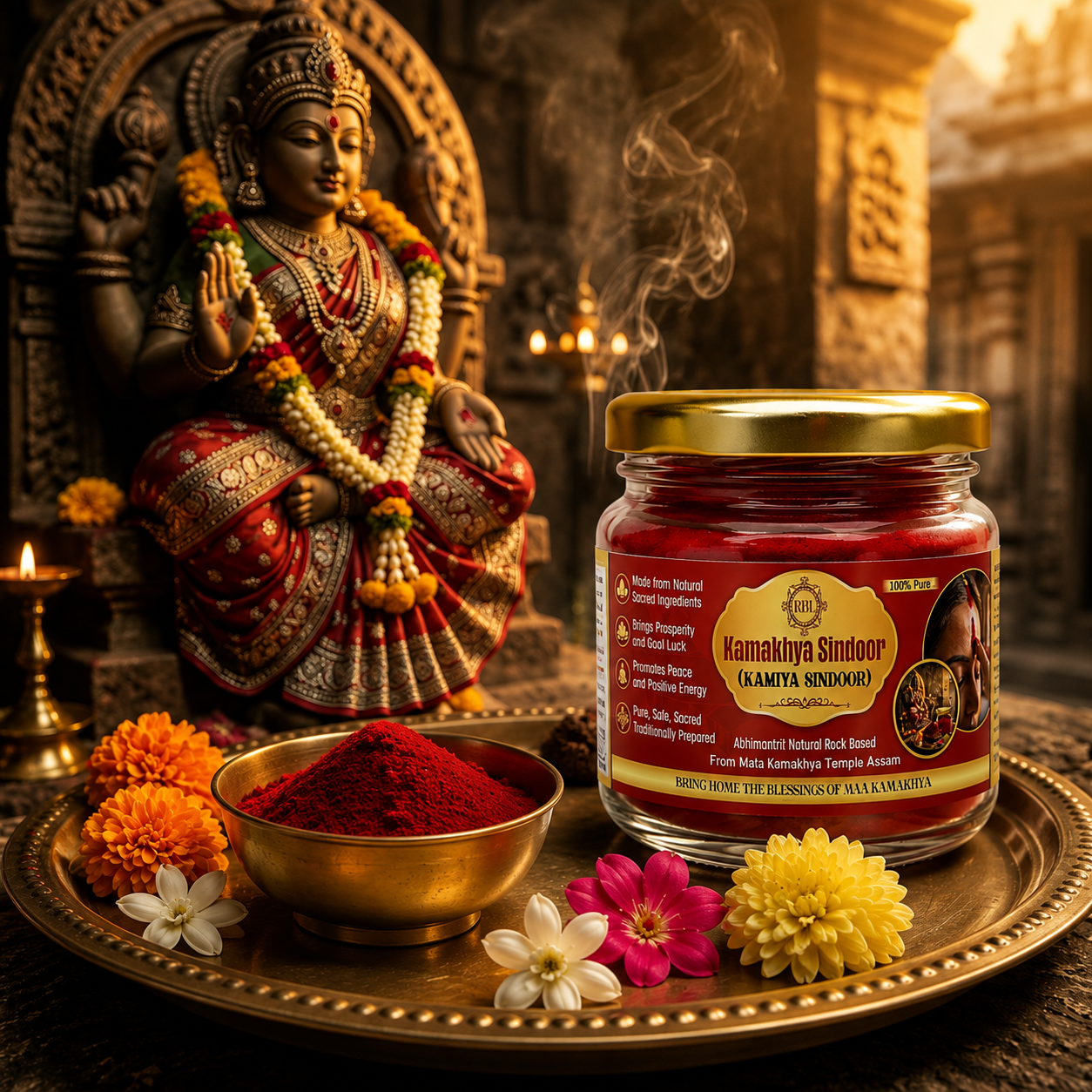 Kamakhya Sindoor Kumkum 30G - Boost Attraction Power