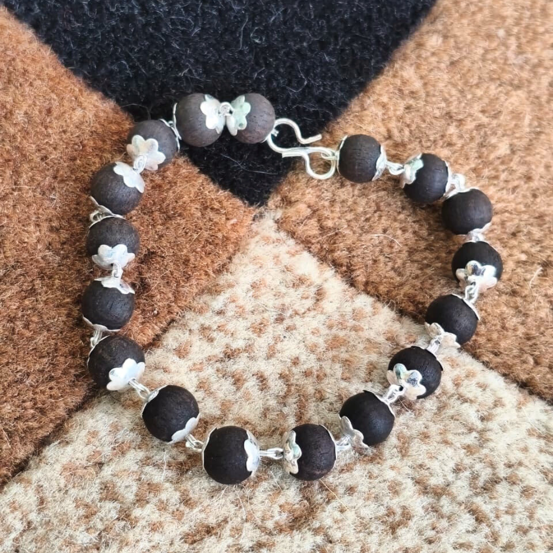 Karungali Bracelet - Silver Plating