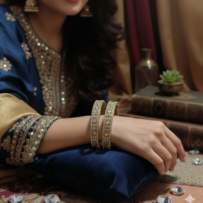 Kundan Work Meenakari Bangles