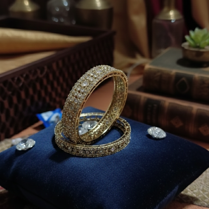 Kundan Work Meenakari Bangles