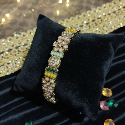 Kundan Work Meenakari Bangles