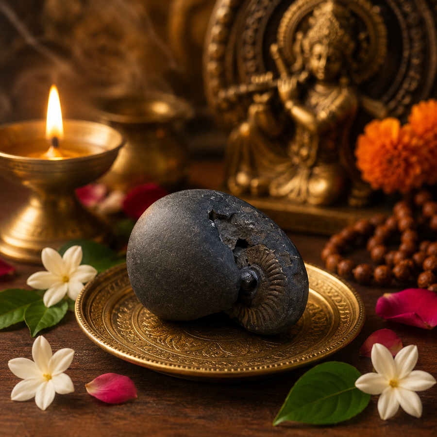 Lakshmi Shaligram Shila For Home Puja Room