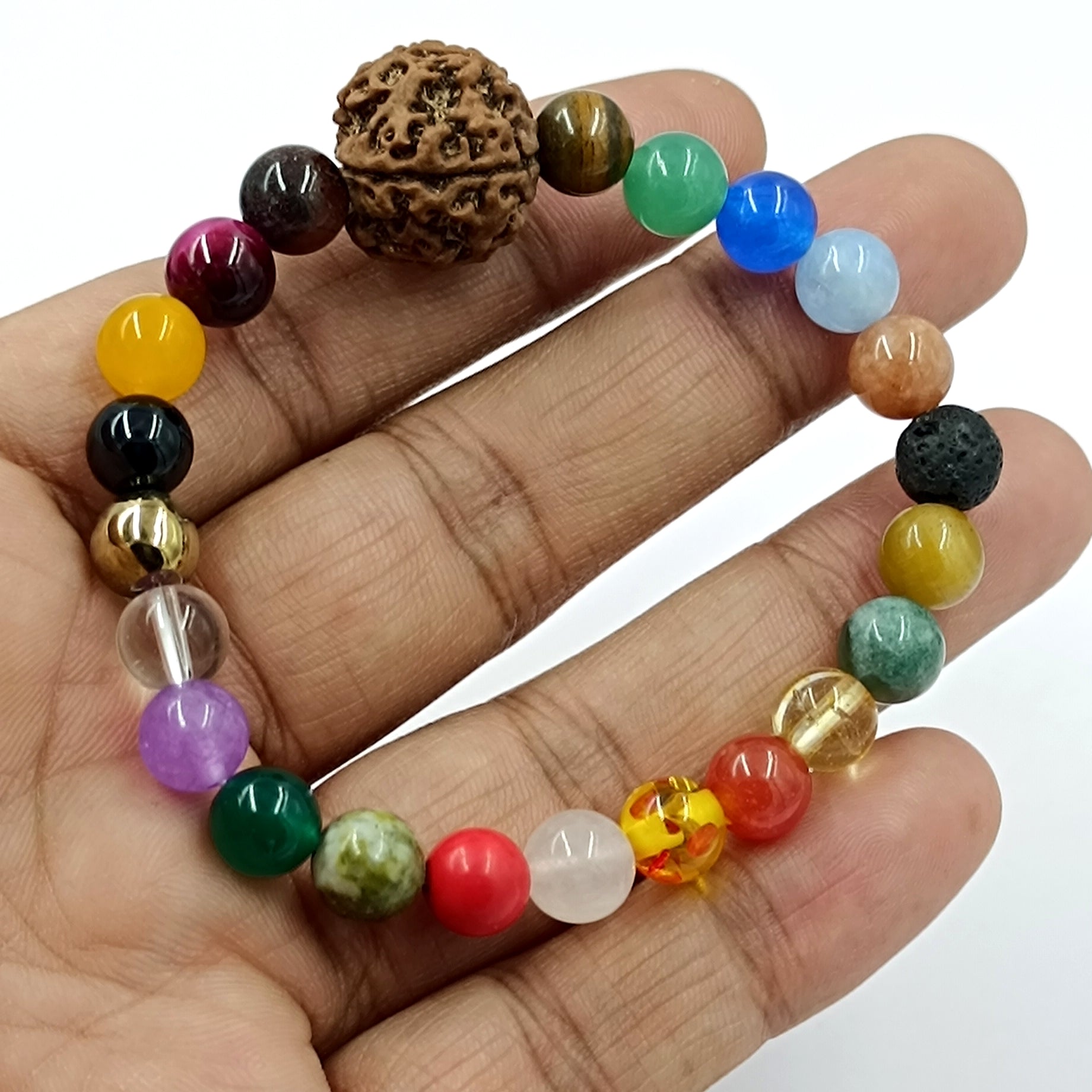 Luck Bracelet With Rudraksha Power - Boost Your Luck Factor
