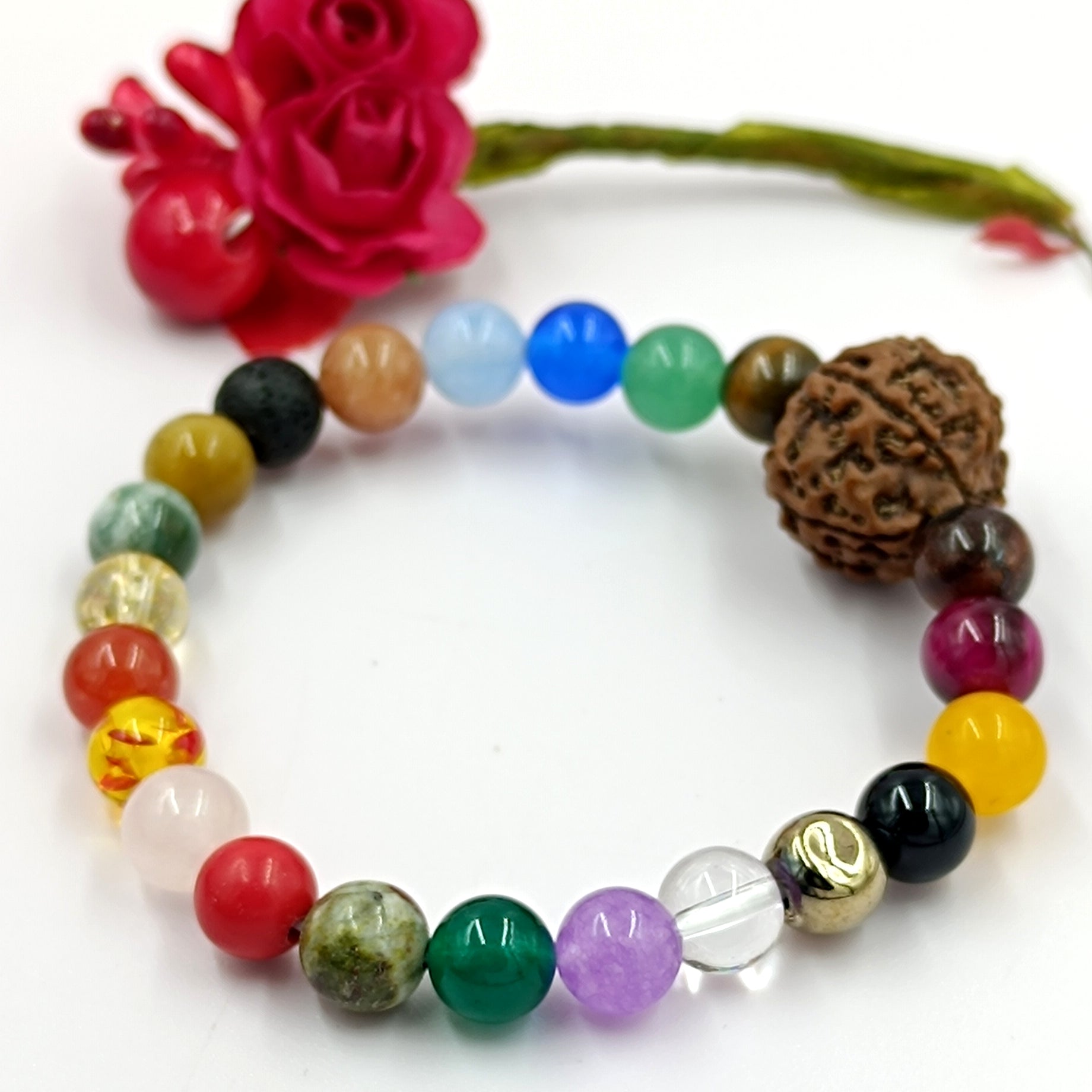 Luck Bracelet With Rudraksha Power - Boost Your Luck Factor