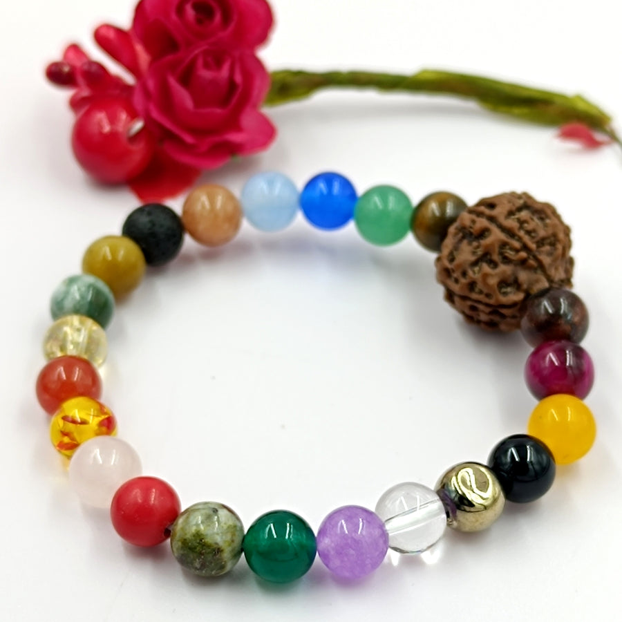 Luck Bracelet With Rudraksha Power - Boost Your Luck Factor