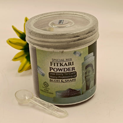 Budh Ka Manjan - Fitkari Powder For Budh Upay - Alum Powder Mixture 40gm
