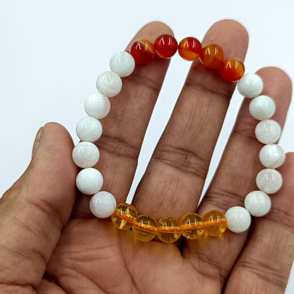 Moon Saturn Vish Dosh Upay Bracelet - Chandra Shani Yuti Bracelet