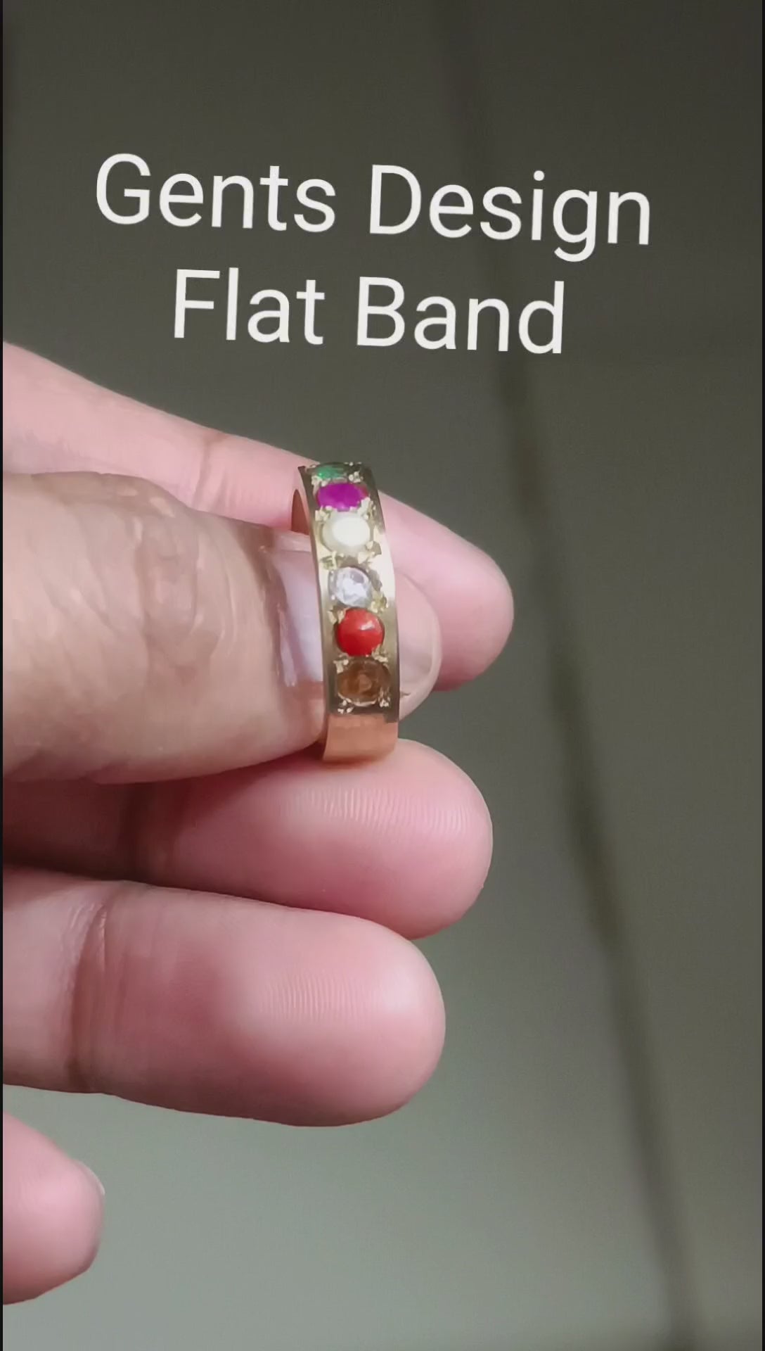 Navratna - Navgrah Ring or Locket - Nine Planets Gemstone Panchdhatu