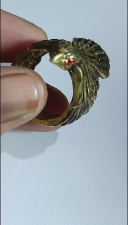 Eagle Ring For Courage And Confidence