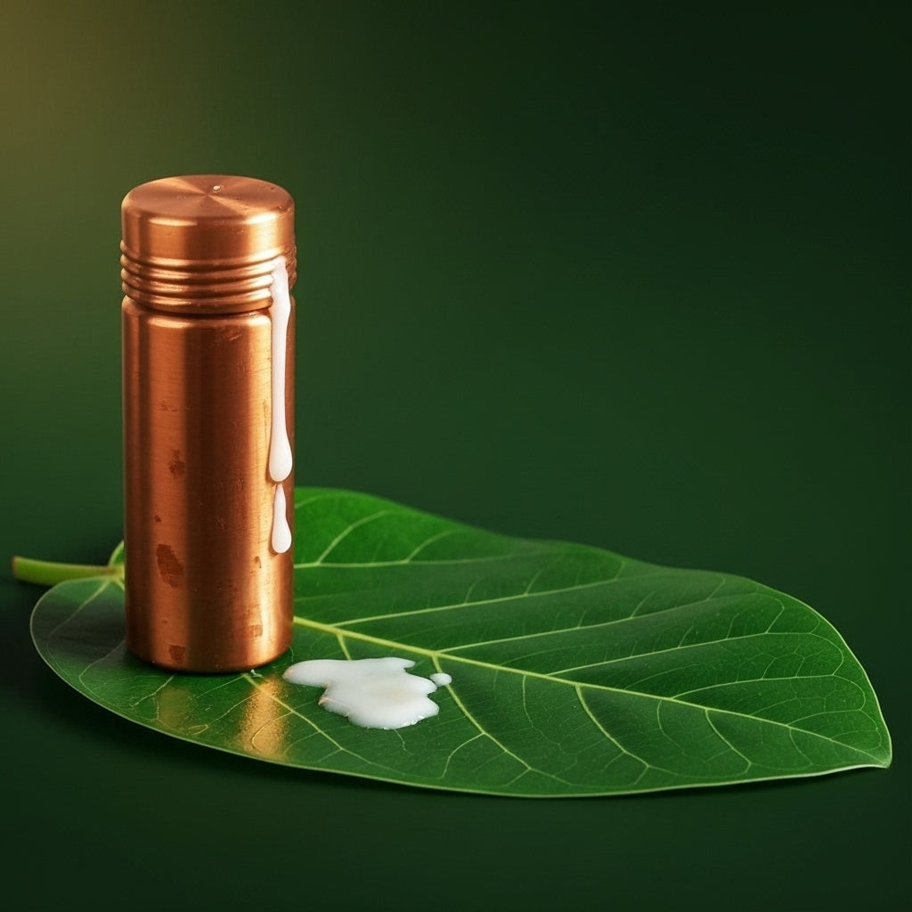 Copper Bottle For Banyan Tree Milk - Sun Moon Conjunction Upay