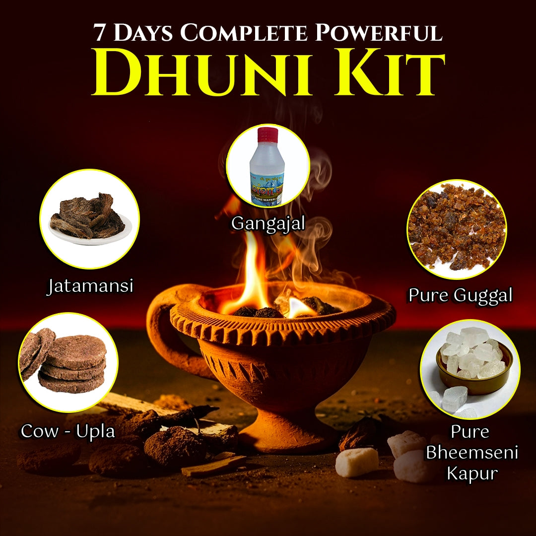 7 Days Complete Dhuni Kit – Remove Negativity from Home & Office