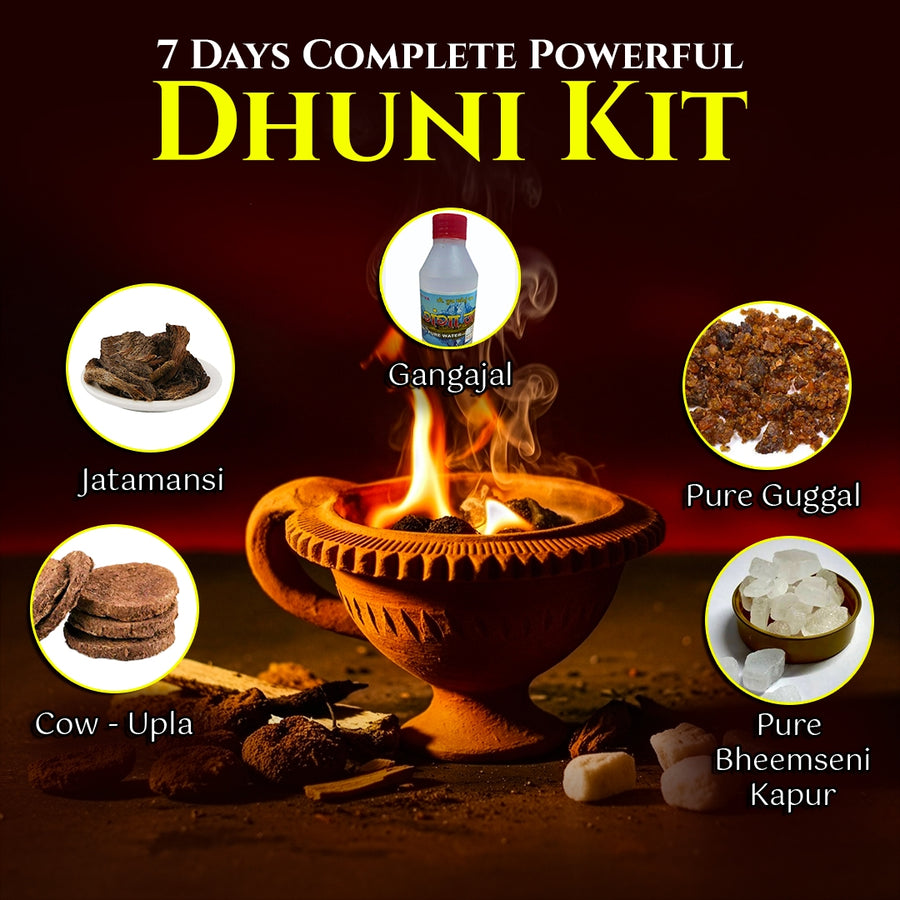 11 Days Complete Dhuni Kit – Remove Negativity from Home & Office