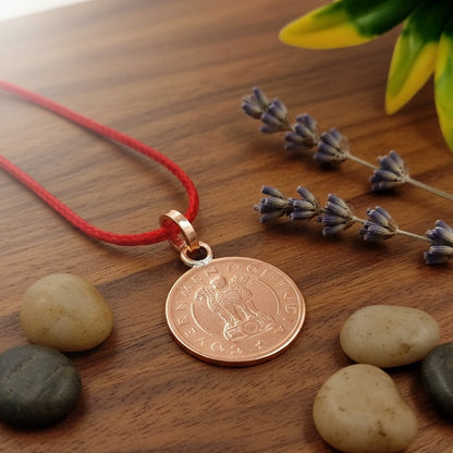 Without Hole Copper Coin Locket For Sun Remedy - Energized Original Tambe Ka Sikka