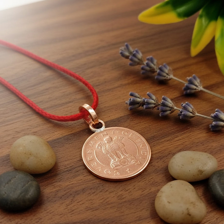Without Hole Copper Coin Locket For Sun Remedy - Energized Original Tambe Ka Sikka