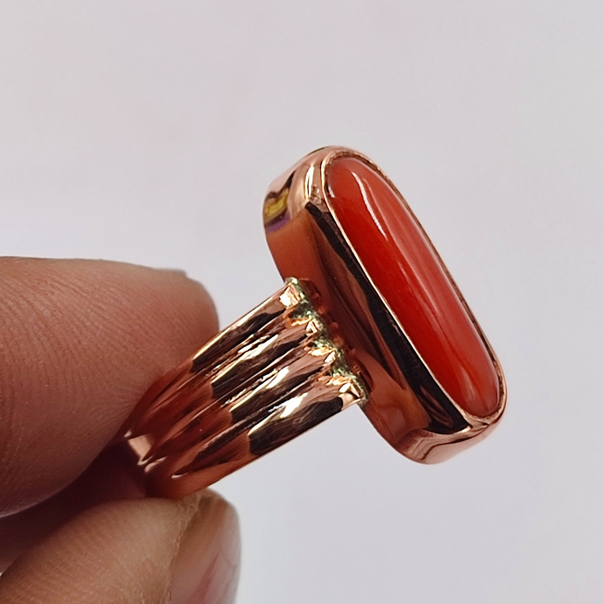 Red Coral – Capsule Shape Lal Moonga For Mars