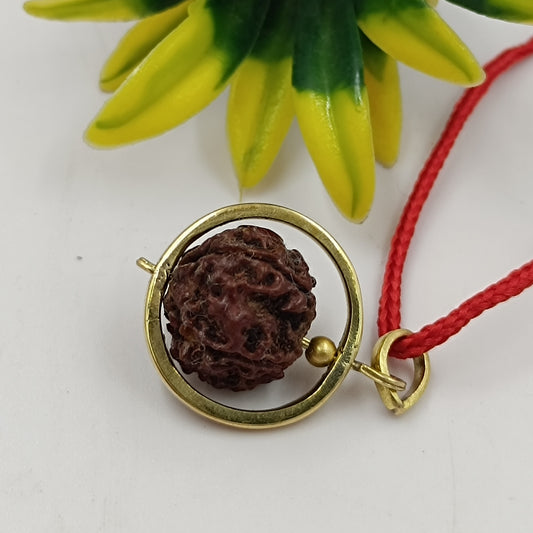 5 Mukhi Rudraksha Locket - Panchdhatu Locket