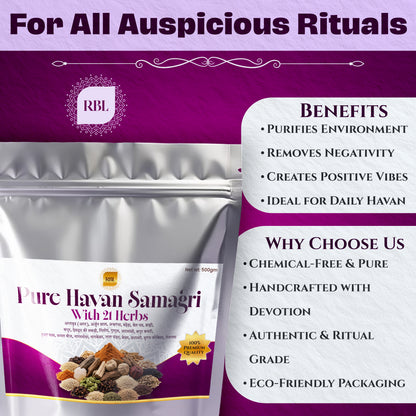 Divine Havan Samagri | With 21 Sacred Herbs