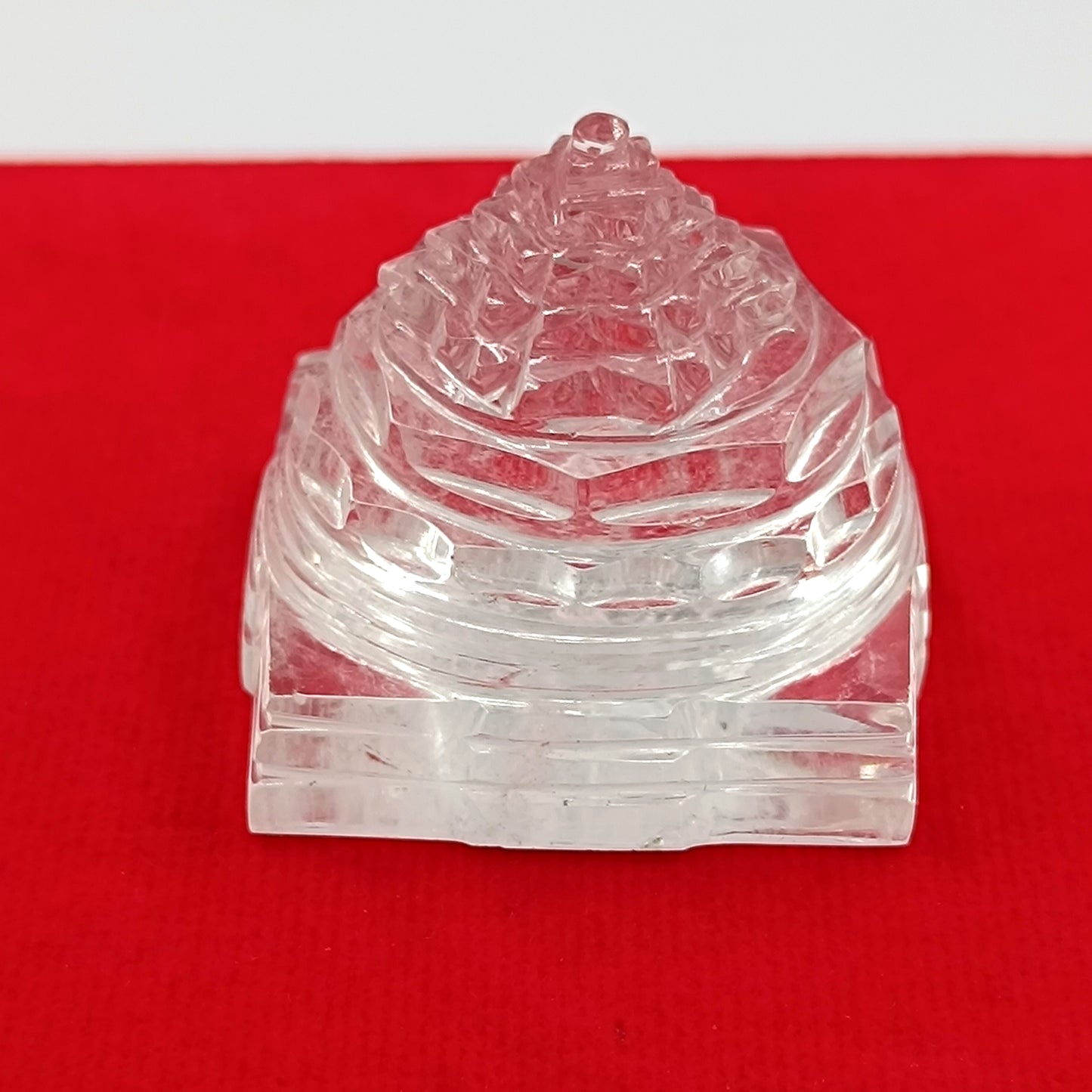 Clear Quartz Shri Yantra - Sfatik Shri Yantra