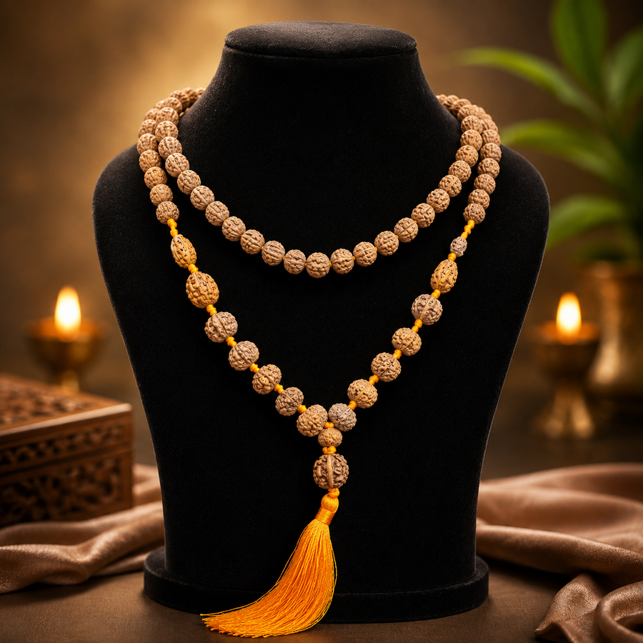 1 to 14 Mukhi Siddh Mala - Certified Indonesia Origin Beads