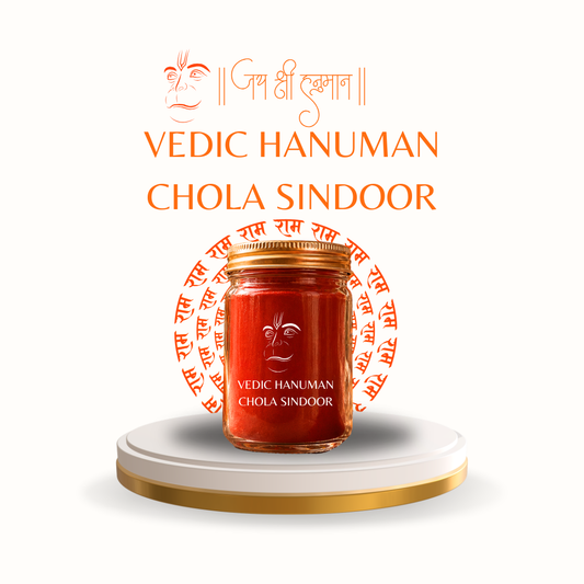 Vedic Hanuman Chola Sindoor Paste 30G  | ॥ कौन सो संकट मोर गरीब को, जो तुमसे नहीं जात है टारो ॥