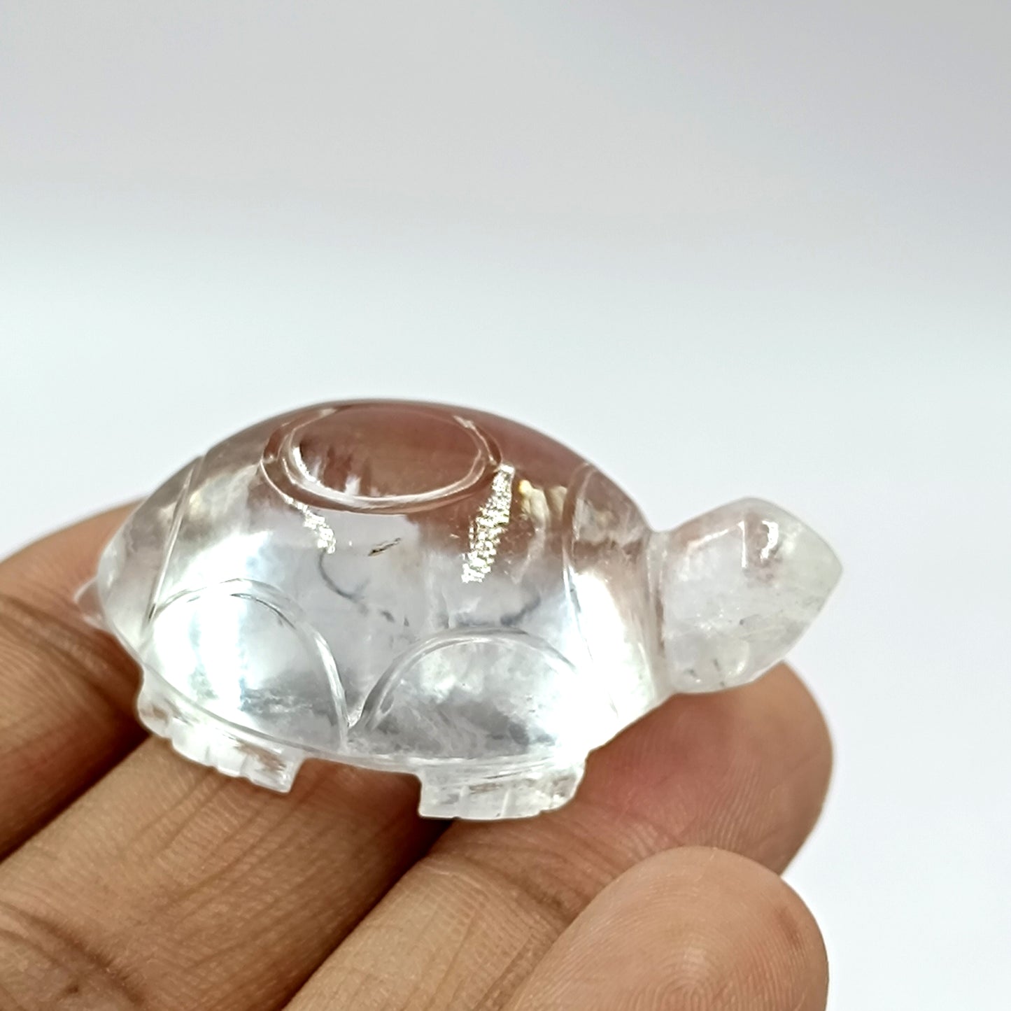 Clear Quartz Turtle - Sfatik Turtle (21.4 Grams)