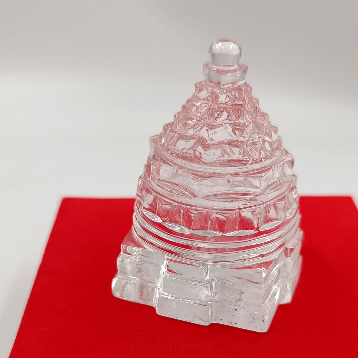 Clear Quartz Shri Yantra - Sfatik Shri Yantra