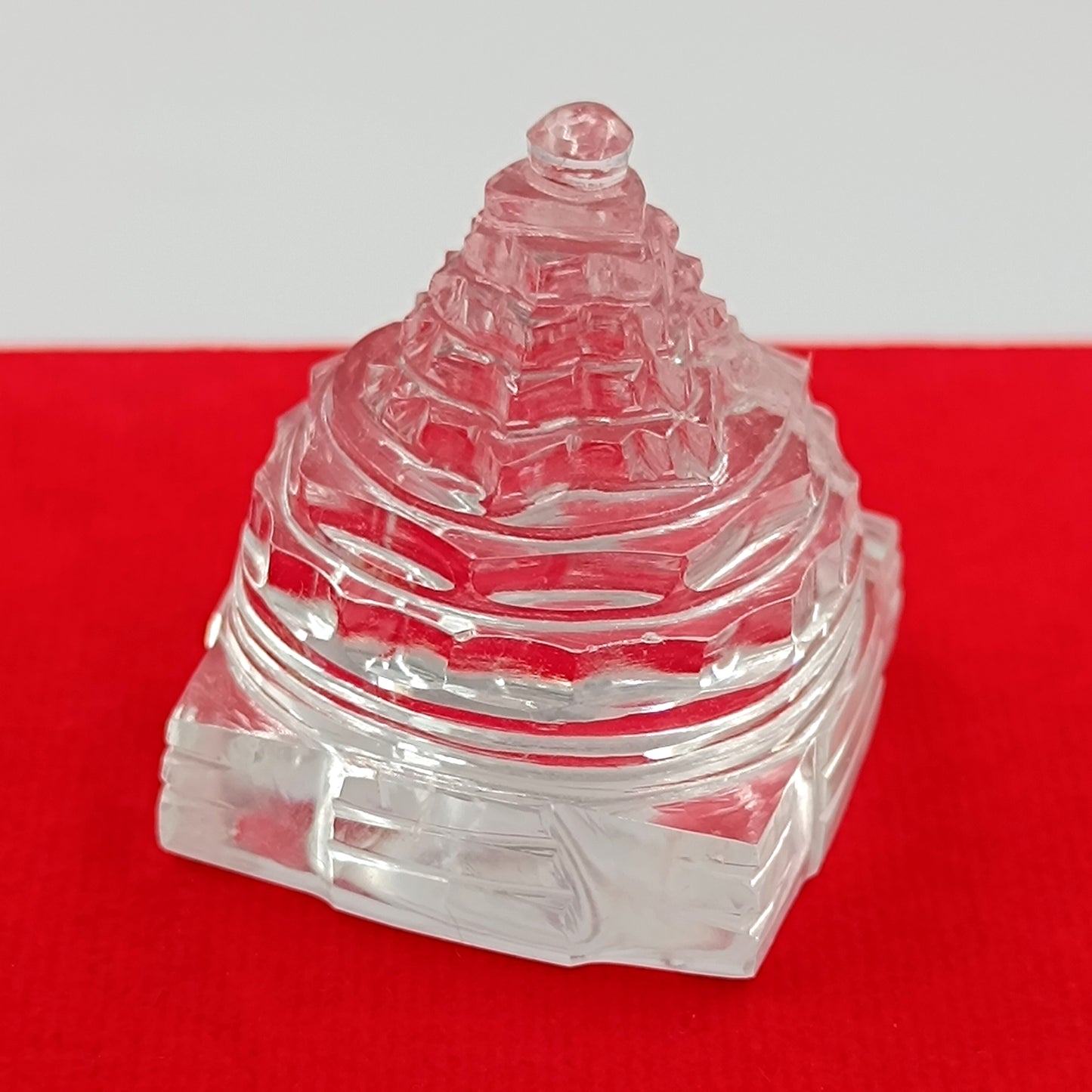 Clear Quartz Shri Yantra - Sfatik Shri Yantra
