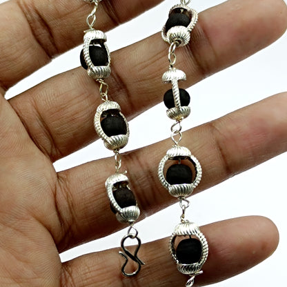 Karungali Bracelet - Silver Plating